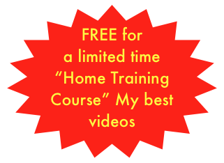 FREE for a limited time “Home Training Course” My best videos